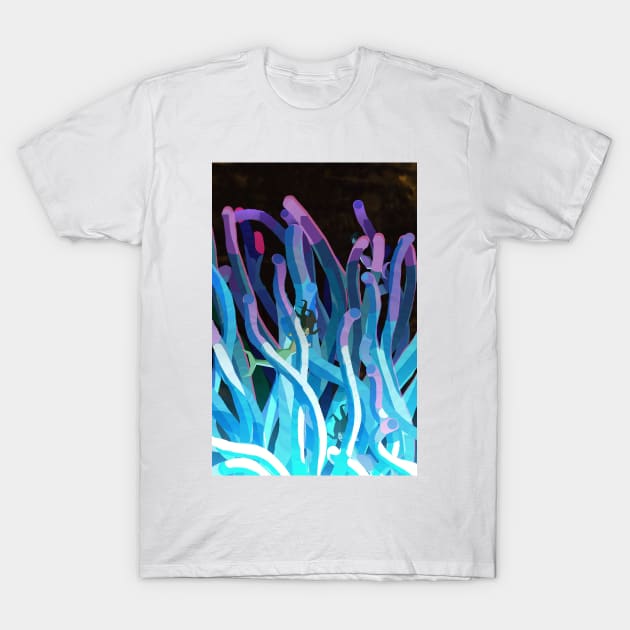 Mermaid Anemone T-Shirt by Henry Wong